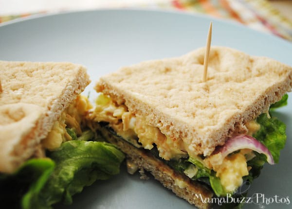Crunchy Chicken Salad Pitas {Recipe Box}