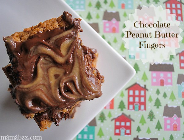 Chocolate Peanut Butter Fingers {Recipe Box}