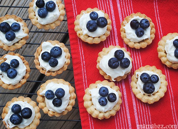 Blueberry Cream Cheese Tarts