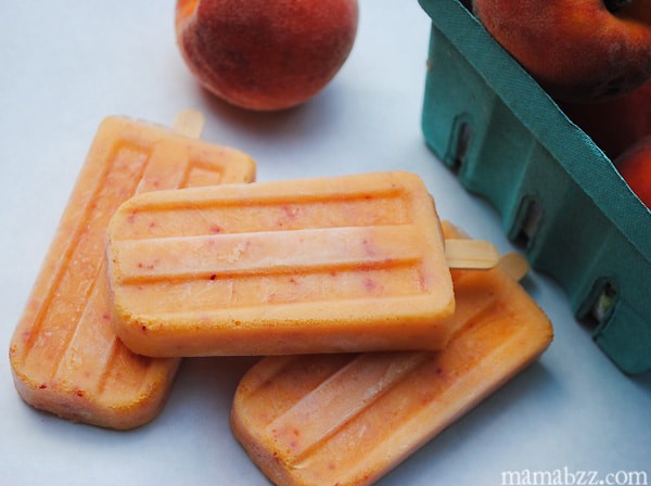 Mandarin Peach Popsicles