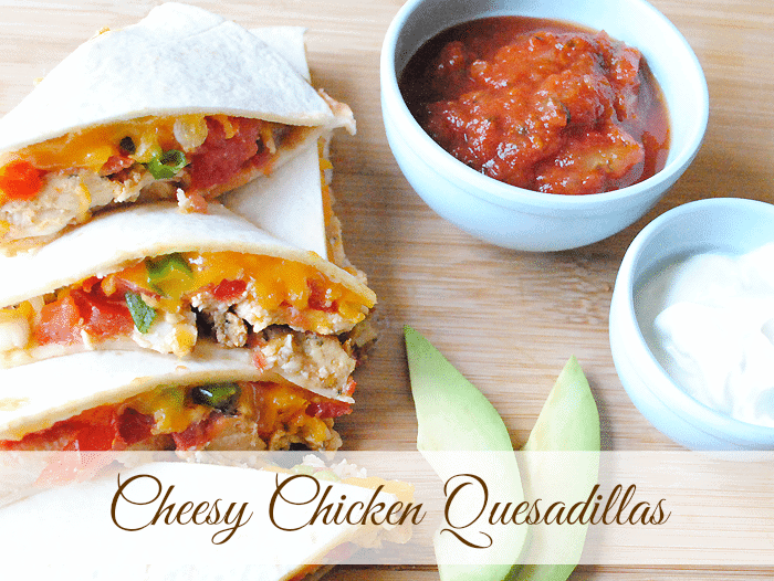 Cheesy Chicken Quesadilla Recipe