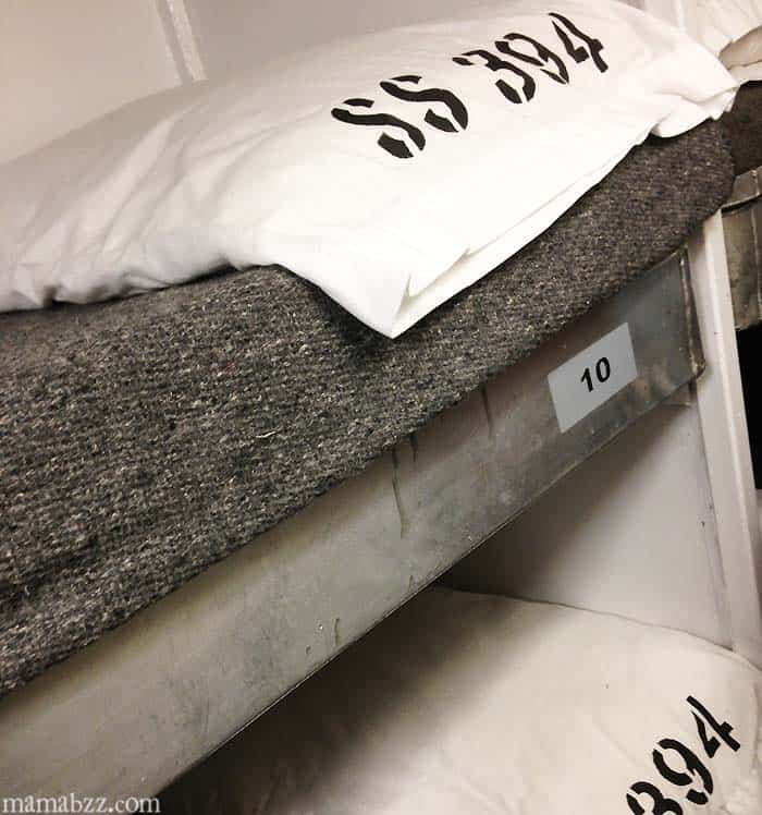 Bunks in USS Razorback
