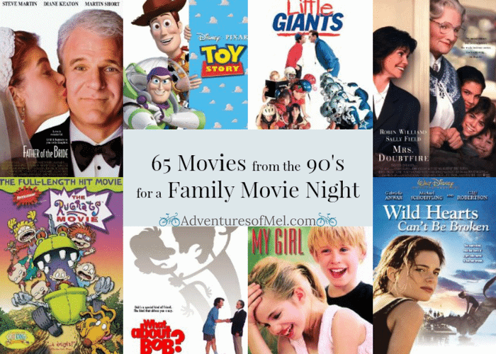 65 Movies from the 90's for a Family Movie Night
