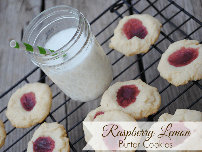 Raspberry Lemon Butter Cookies