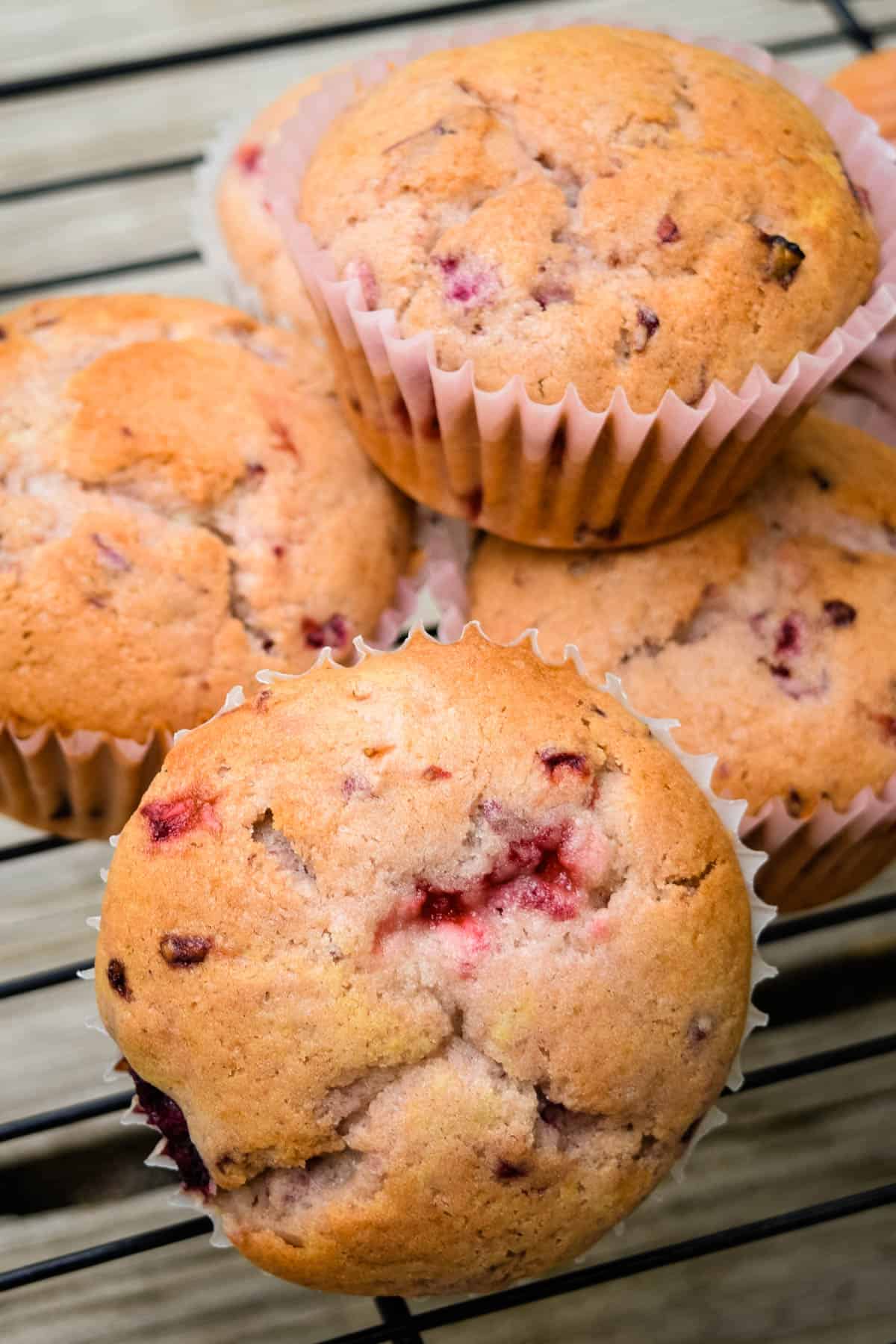 Strawberry Blackberry Muffins