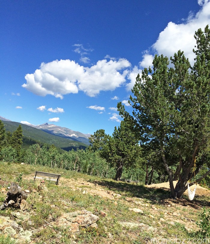 Peaceful spot at Mountain View Chalet {MamaBuzz - mamabzz.com}