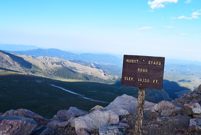 Just beyond Denver, outside Idaho Springs, stands beautiful Mount Evans, a 14,265′ beast of a mountain in the Front Range of the Colorado Rocky Mountains. Travel the highest paved road in North America, the road to the summit of Mount Evans in Colorado.