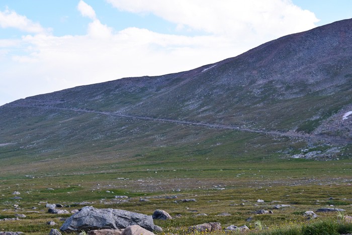 Just beyond Denver, outside Idaho Springs, stands beautiful Mount Evans, a 14,265′ beast of a mountain in the Front Range of the Colorado Rocky Mountains. Travel the highest paved road in North America, the road to the summit of Mount Evans in Colorado.
