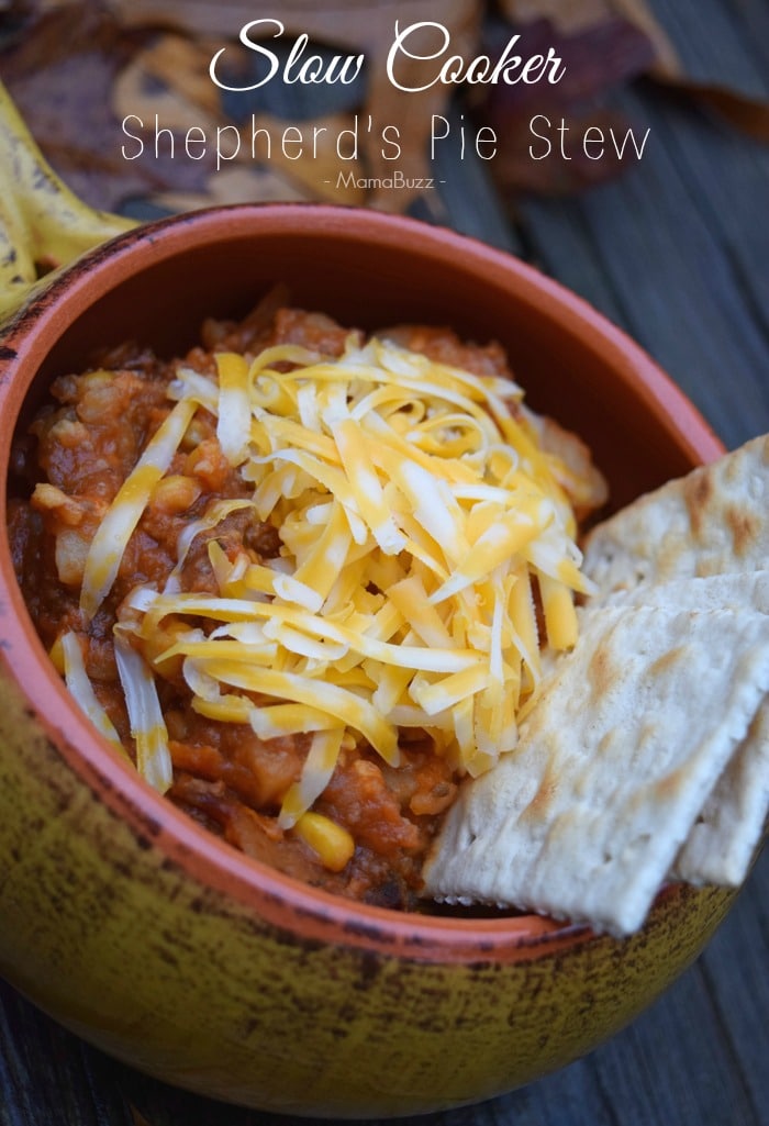 Slow Cooker Recipe Shepherd's Pie Stew {MamaBuzz - mamabzz.com}