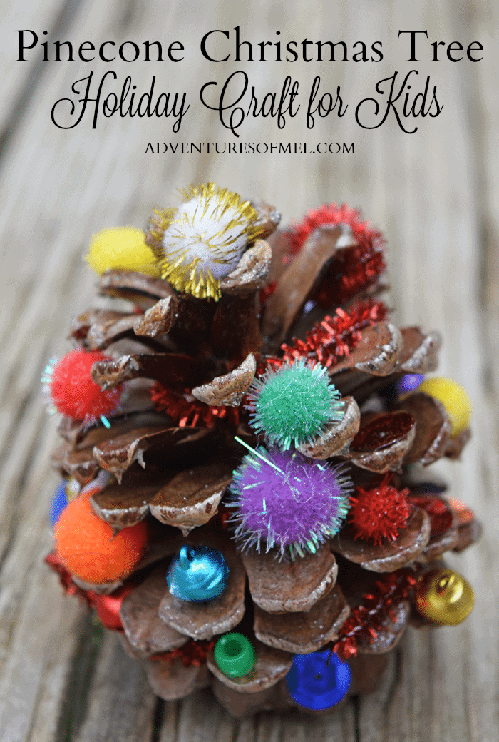 Make Christmas trees out of pinecones, using glue, pipe cleaners, and all sorts of festive embellishments. A pinecone Christmas tree is a great little holiday craft for kids. They also make the cutest, most memorable decorations.