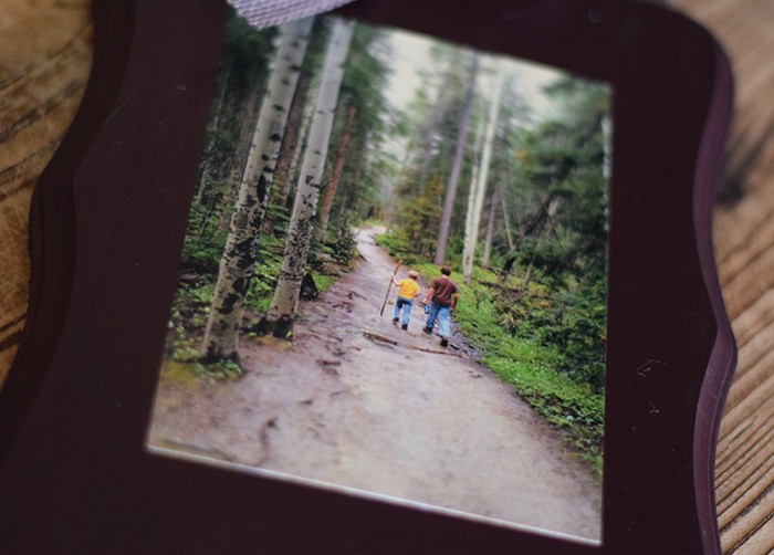 photo on wood