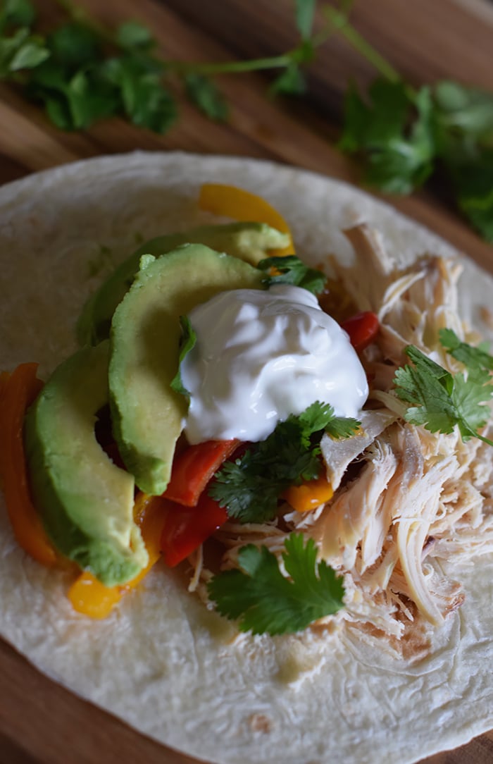 When it comes to week night dinner recipes, we love and need an easy dinner. Easy chicken recipes for the win! Cook a whole chicken in the slow cooker over the weekend; then make that chicken stretch. Chicken fajitas are one of our go-to meals; in fact, I could totally eat Tex-Mex all the time. Grab the recipe for deliciously Easy Chicken Fajitas!