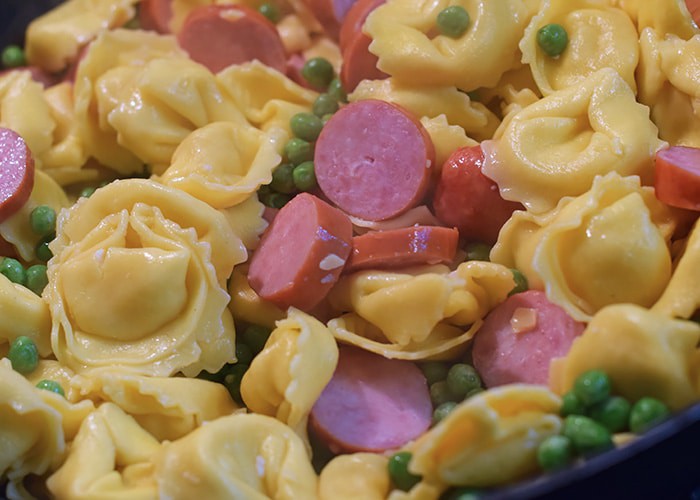 Bring your family back to the dinner table with a spring inspired, Tuscany inspired recipe for Creamy Tortellini Alfredo, a simple family dinner recipe that takes very little time to make, giving you more time with the ones you love. And don’t forget to add a few special touches to the table; after all, it’s the little things in life that are worth celebrating.