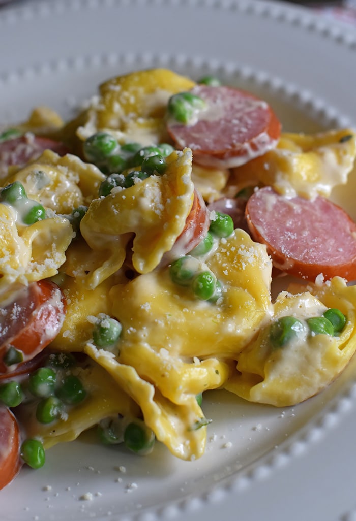 Family Dinner: Creamy Tortellini Alfredo