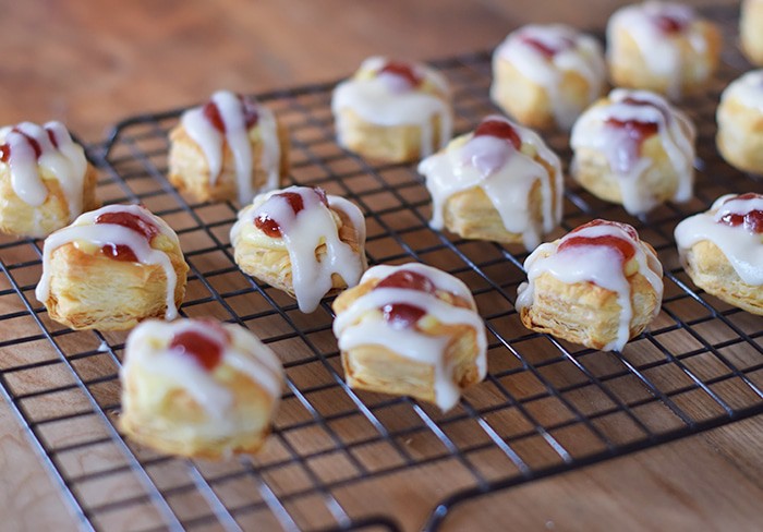 Easy Strawberry Cheese Danish Pastry Bites