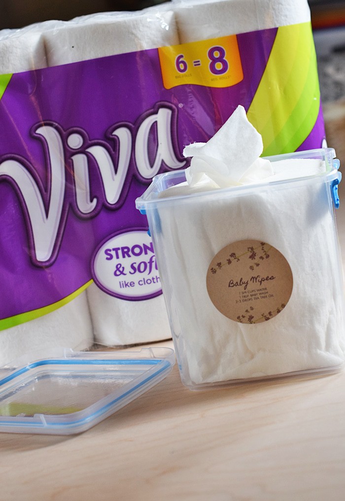 How to create a DIY changing table from a dresser and make your own homemade baby wipes, along with a few tips for adding joy to spring cleaning and organizing your home, whether in the baby’s room or elsewhere.
