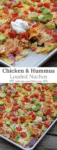 Hungry for loaded nachos and Tex-Mex but don’t feel like going out? Make the most flavorful loaded nachos with chicken and roasted red pepper hummus, along with other favorite ingredients like cheese, tomatoes, avocado, and more. Chicken and Hummus Loaded Nachos in a Sheet Pan Recipe!