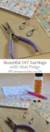 Love finding Mod Podge ideas? Me too! Here’s an easy tutorial for making your own DIY earrings with Mod Podge Dimensional Magic and scrapbook paper. Homemade jewelry with your own special touch!