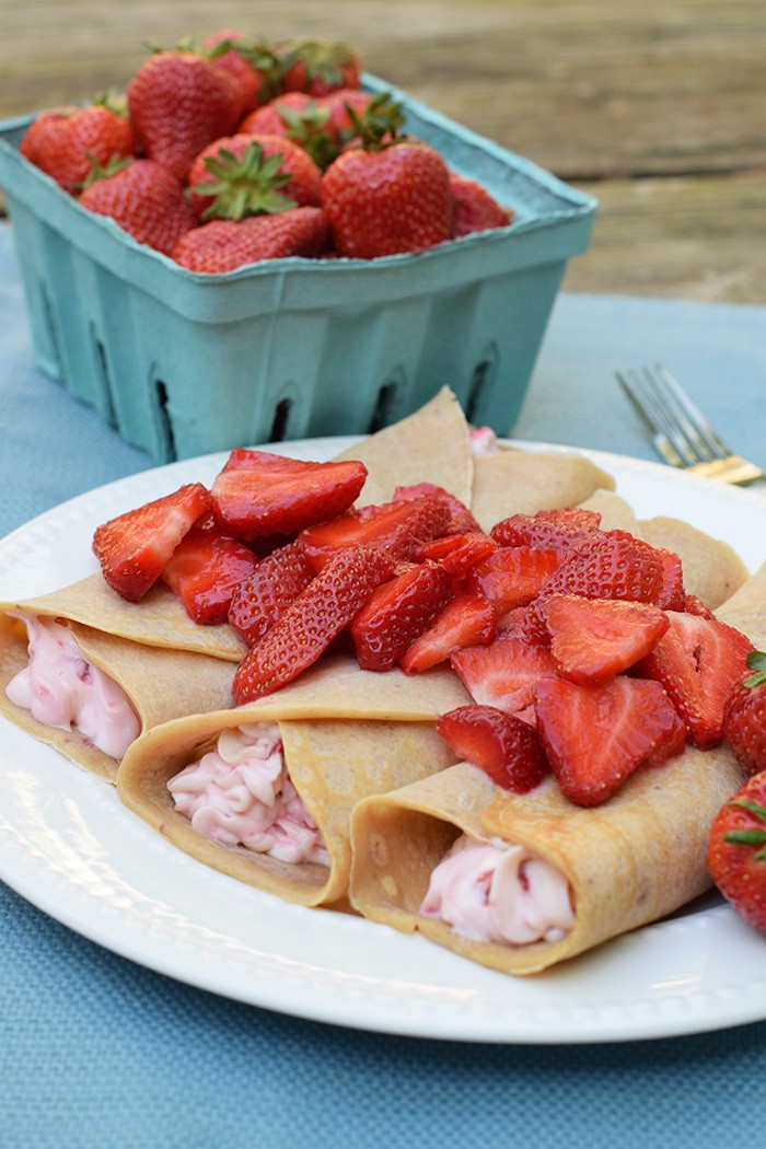 Homemade Sweet and Savory Strawberries and Cream Oatmeal Crepes, made with Gerber Oatmeal, are so simple and easy to make, scrumptious too! Print the recipe for this breakfast and brunch favorite.