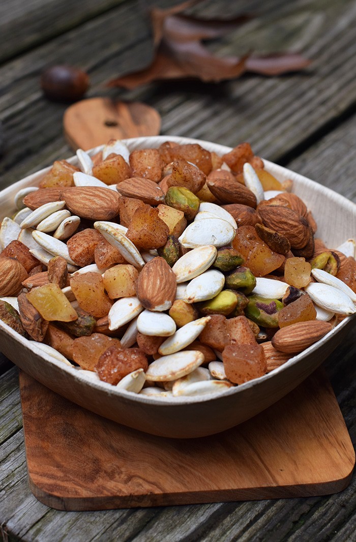 Apple Cinnamon Pumpkin Seed Trail Mix for On-the-Go