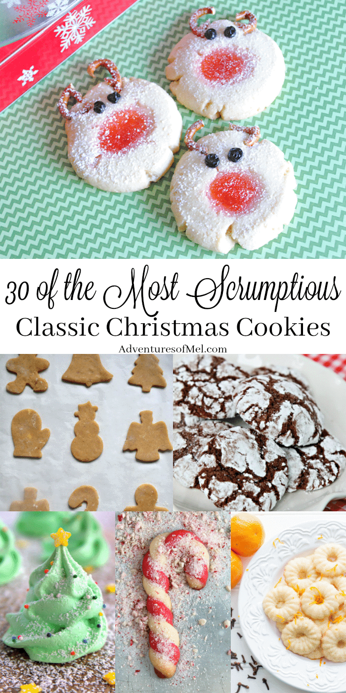 Baking is a holiday tradition, as are family favorite recipes for all kinds of food, including festive treats and desserts. Here are 30 of the most scrumptious classic Christmas cookies for your baking pleasure.