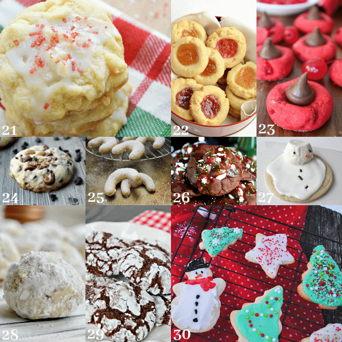 Baking is a holiday tradition, as are family favorite recipes for all kinds of food, including festive treats and desserts. Here are 30 of the most scrumptious classic Christmas cookies for your baking pleasure.