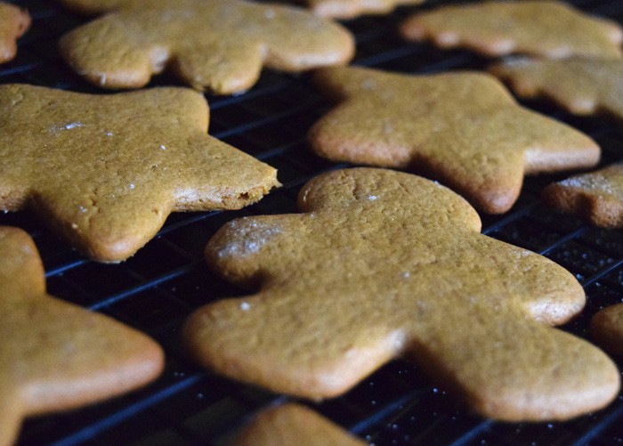 Baking cookies together is one of our family's favorite Christmas traditions. Grab the ingredients, a few decorations, and your family, and make Chewy Gingerbread Cookies together. They're scrumptious classic holiday treats inspired by a vintage cookbook.