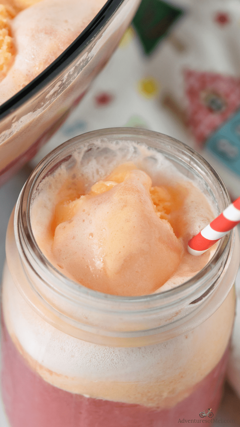 sherbet punch recipe made with orange sherbet