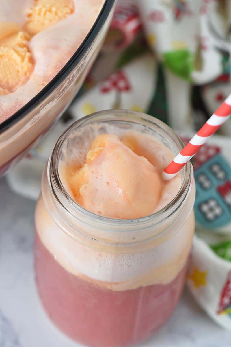 Easy Orange Sherbet Punch Recipe
