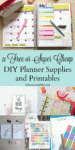 DIY Planner Supplies and Printables, including to do lists, paper clips, dividers, stickers, weekly planners, and more! I love my Happy Planner! My semi-obsession led me to compile a list of free or super cheap DIY supplies and printables. All sorts of cheap, pretty planner ideas!