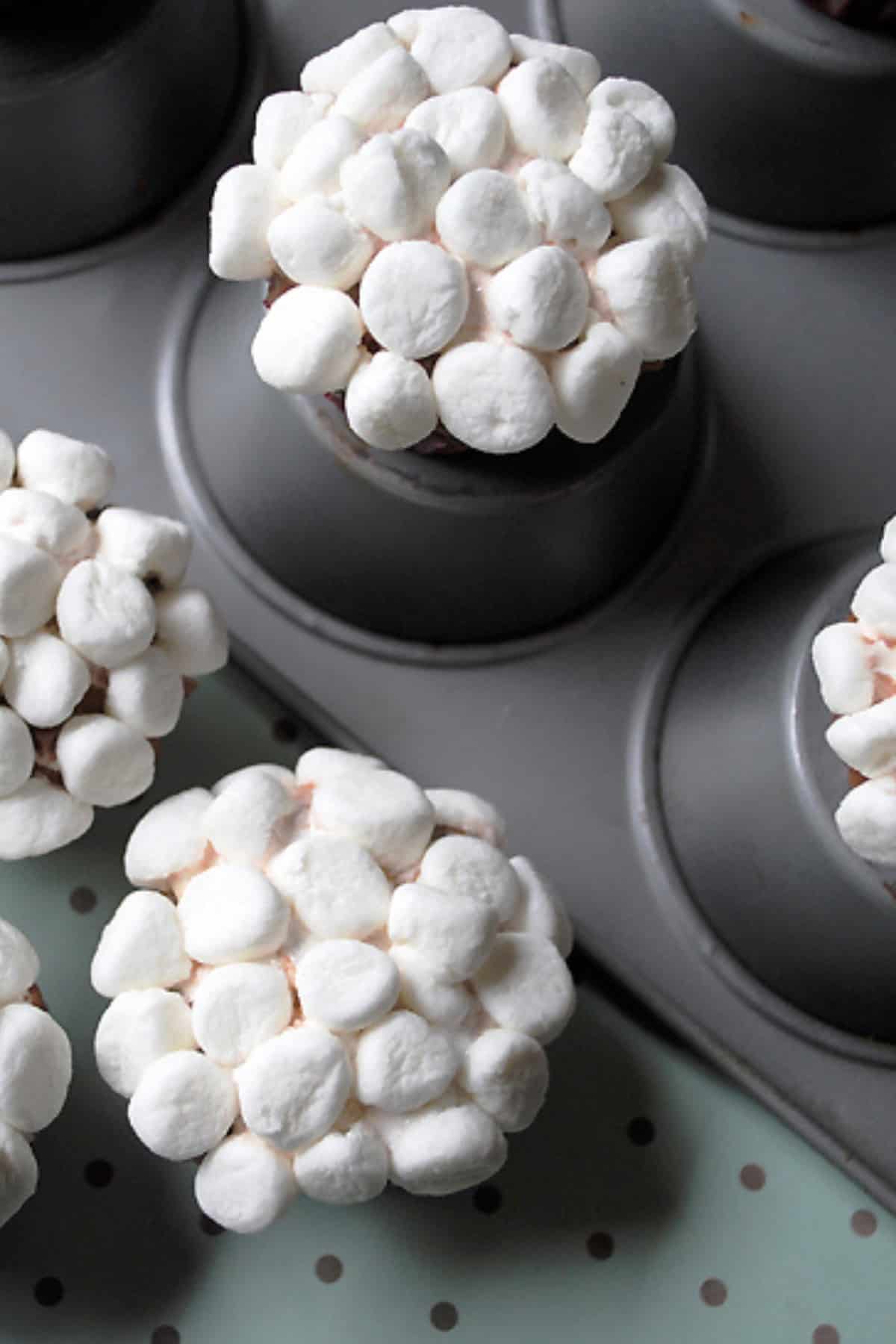 Bunny Tail Cupcakes for Easter