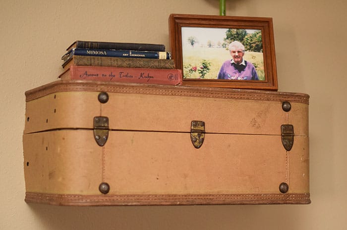 Got an old suitcase just waiting to be used for something special? How to build suitcase shelves, step by step, and hang them up for a vintage decorative look in your home's living space. Vintage home decor DIY project!
