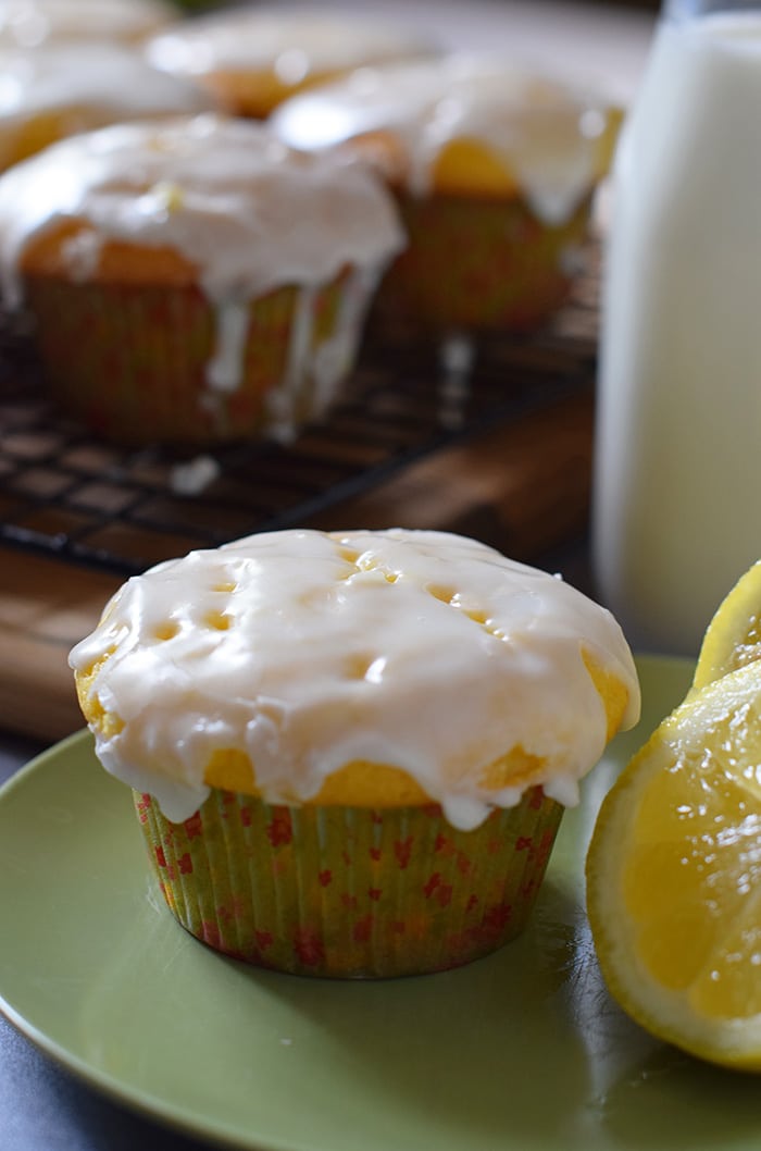 One of my family's favorite desserts is lemon cake. Transform lemon cake into the most scrumptious poke cake lemon cupcakes, topped with a thin, slightly crispy, sweet but tarty lemon icing. Such a delicious and easy dessert recipe!