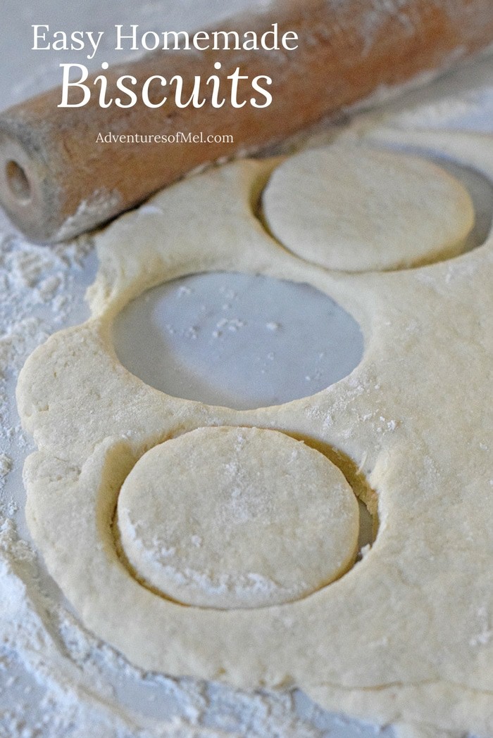 How to make Grandma’s recipe for easy homemade biscuits from scratch. Roll them out or drop them right in the baking dish to bake.