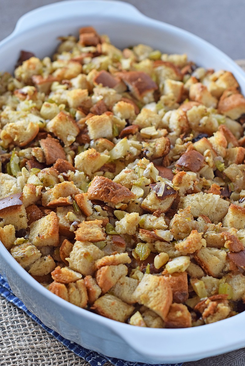 Apple Walnut Bread Stuffing