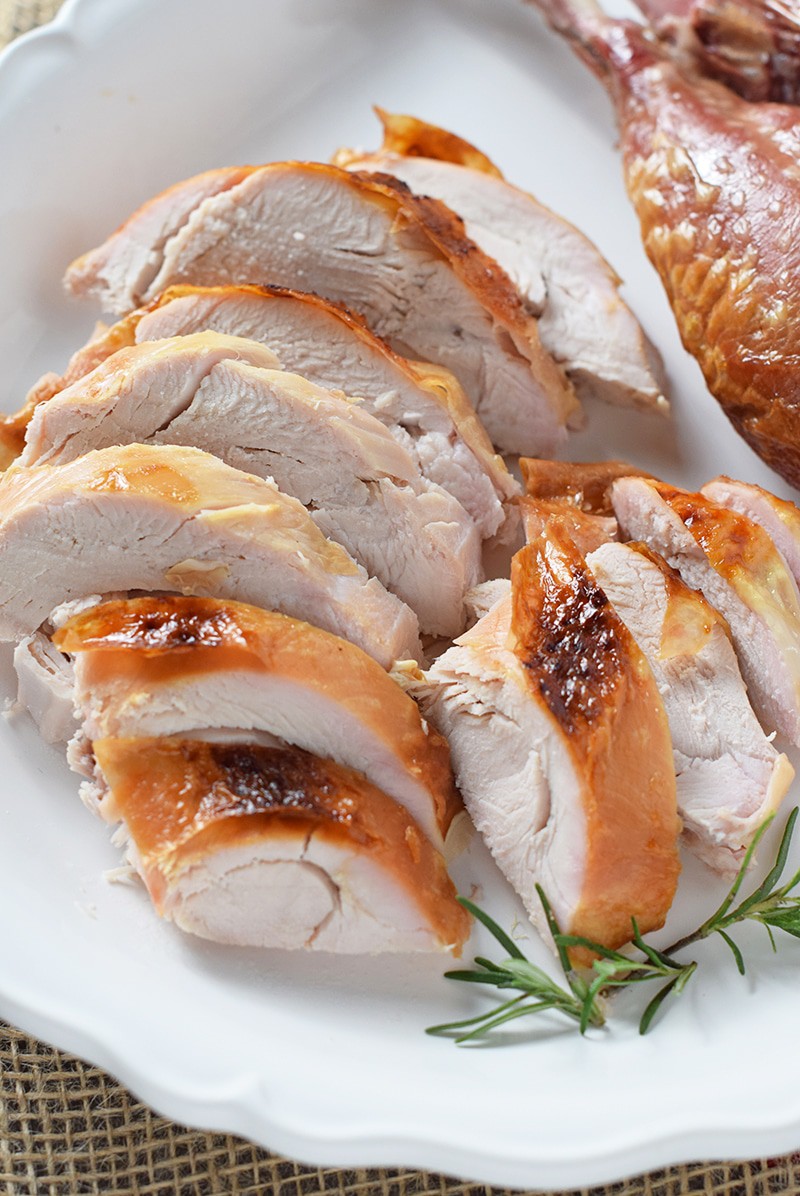 Maple Bourbon Brined Roasted Turkey