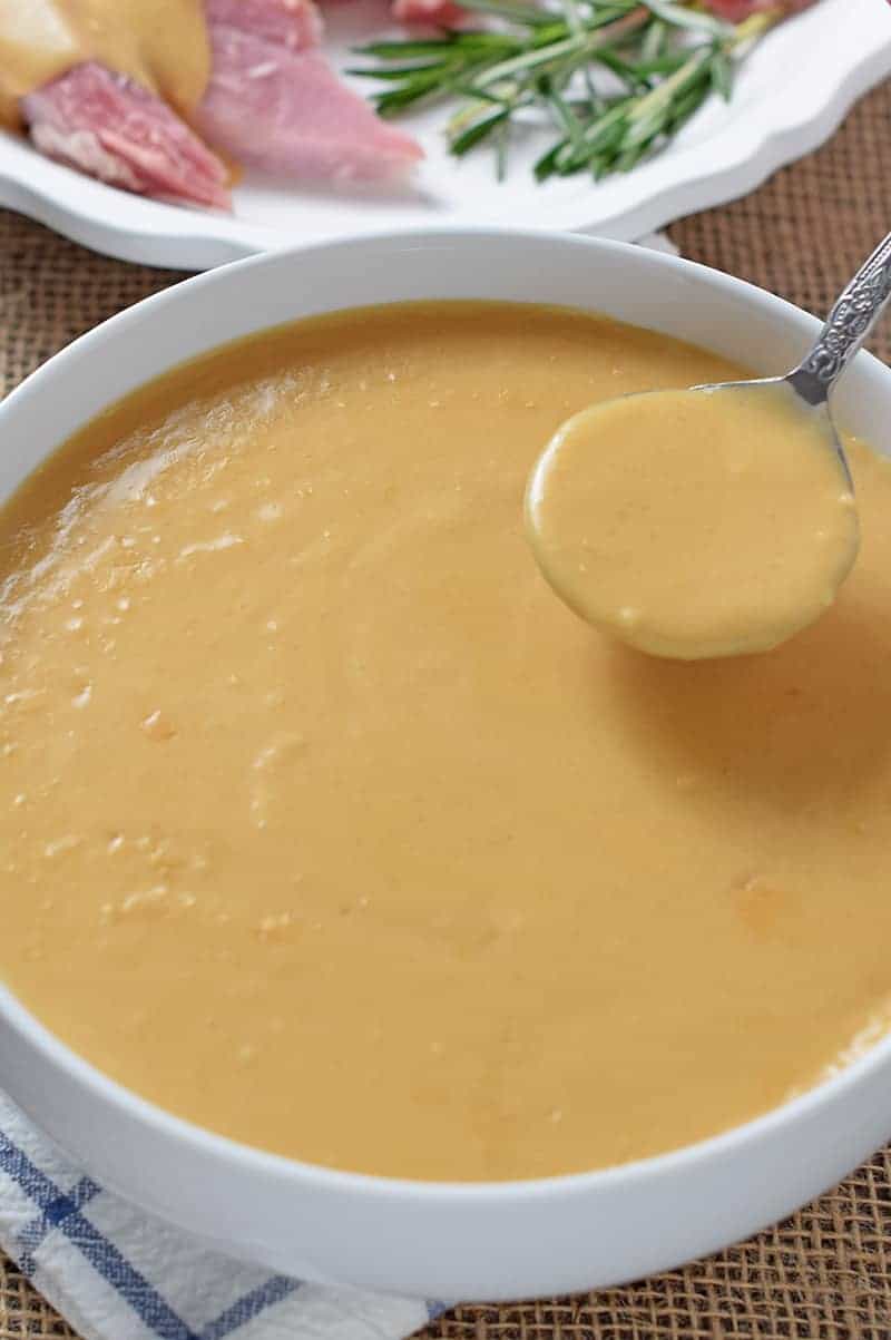 Easy Ham Gravy Recipe {How to Make with Drippings}
