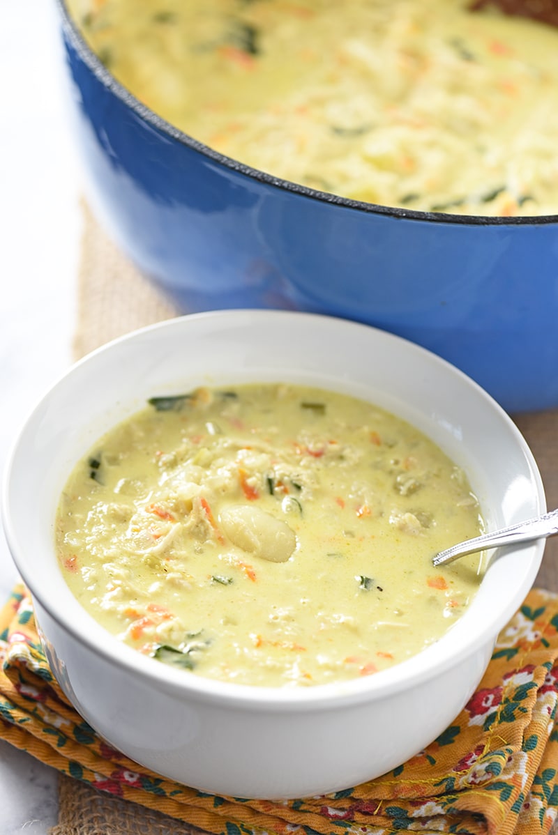 How to make a copycat recipe of Olive Garden Chicken and Gnocchi Soup. This homemade version of my favorite soup is delicious. It’s one dinner that has the whole family asking for seconds.