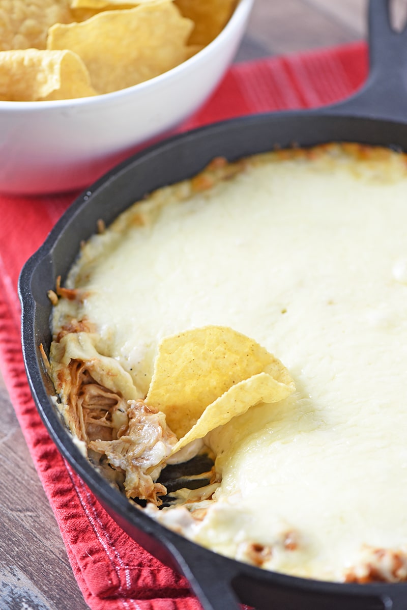 How to make an easy BBQ Chicken Dip friends and family will love. There’s just something delicious about cream cheese, BBQ sauce, and Ranch dressing mixed together that makes for a yummy dip!