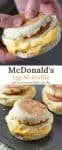 McDonald's Egg McMuffin, made with Canadian bacon, eggs, and cheese, is a delicious homemade breakfast sandwich and a super easy recipe for busy mornings!