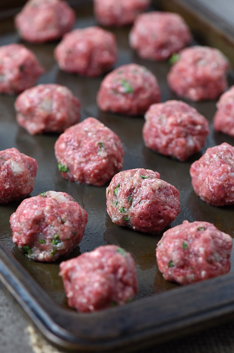 Baked Italian Cauliflower Meatballs