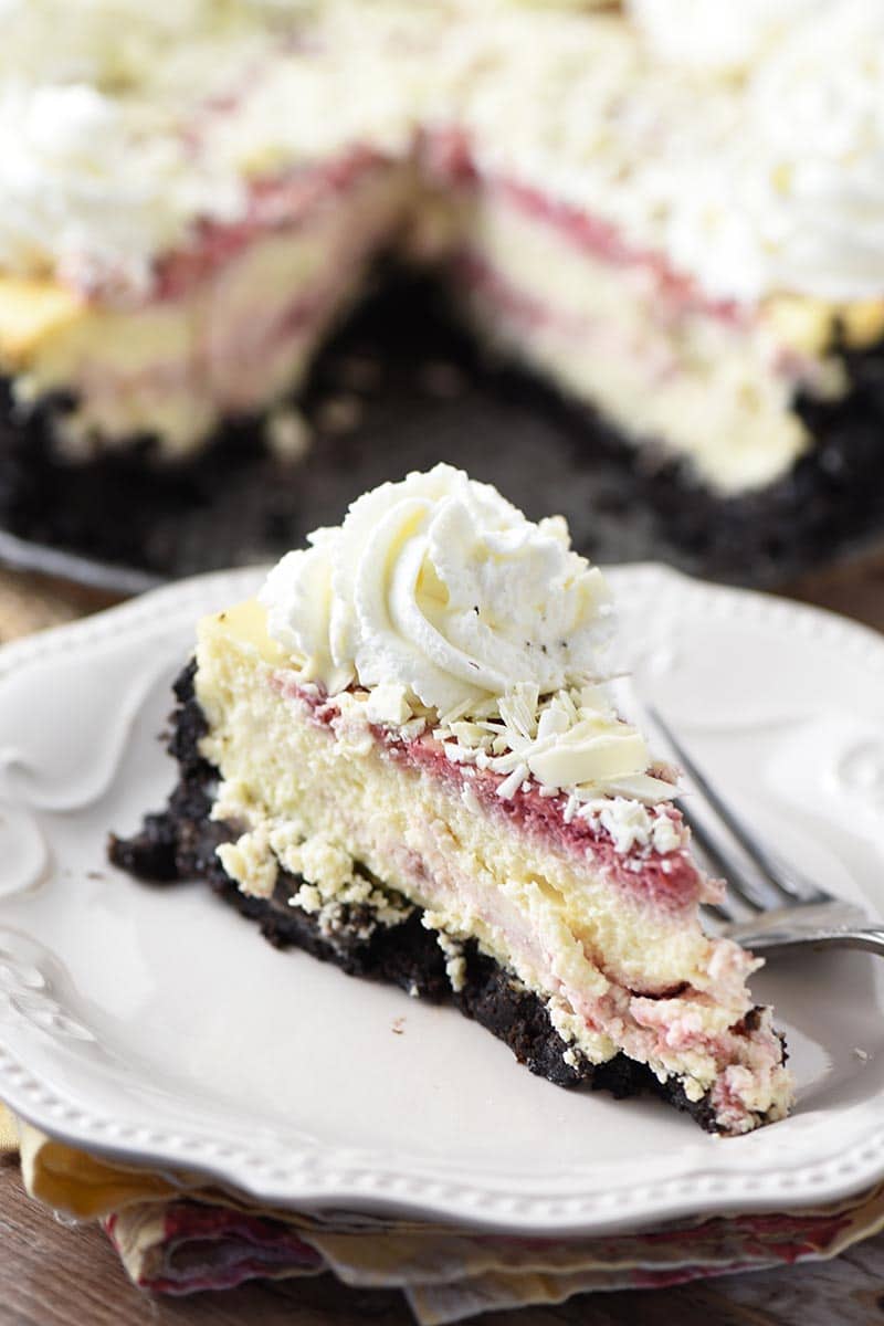 Olive Garden White Chocolate Raspberry Cheesecake
