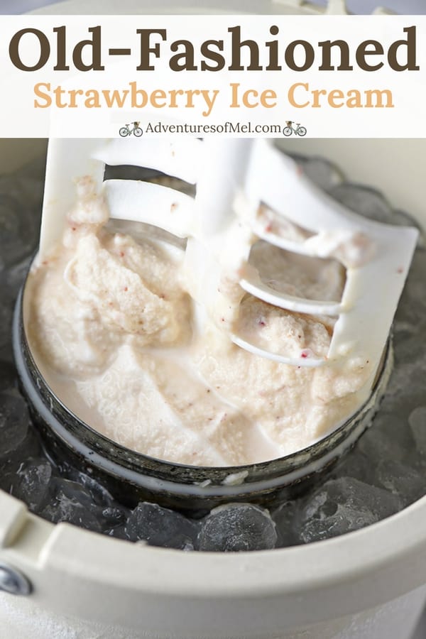 old-fashioned homemade strawberry ice cream recipe