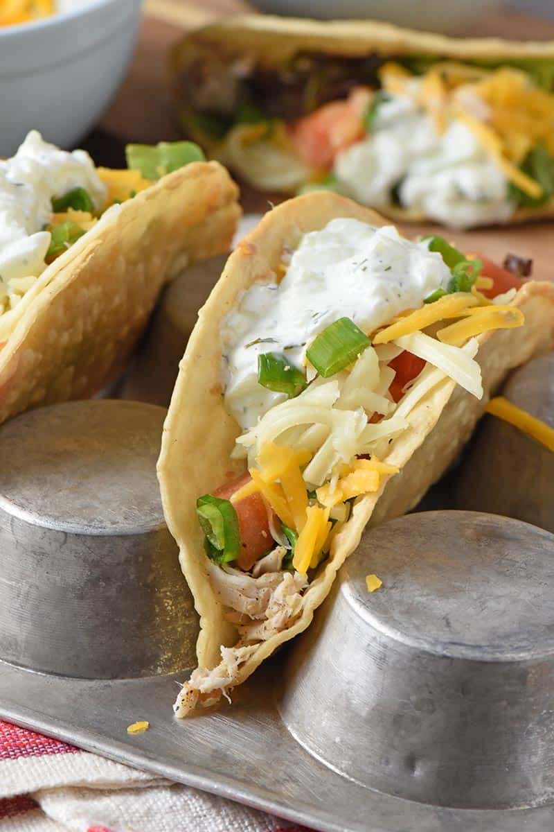 fish tacos with tzatziki sauce for a fish taco sauce
