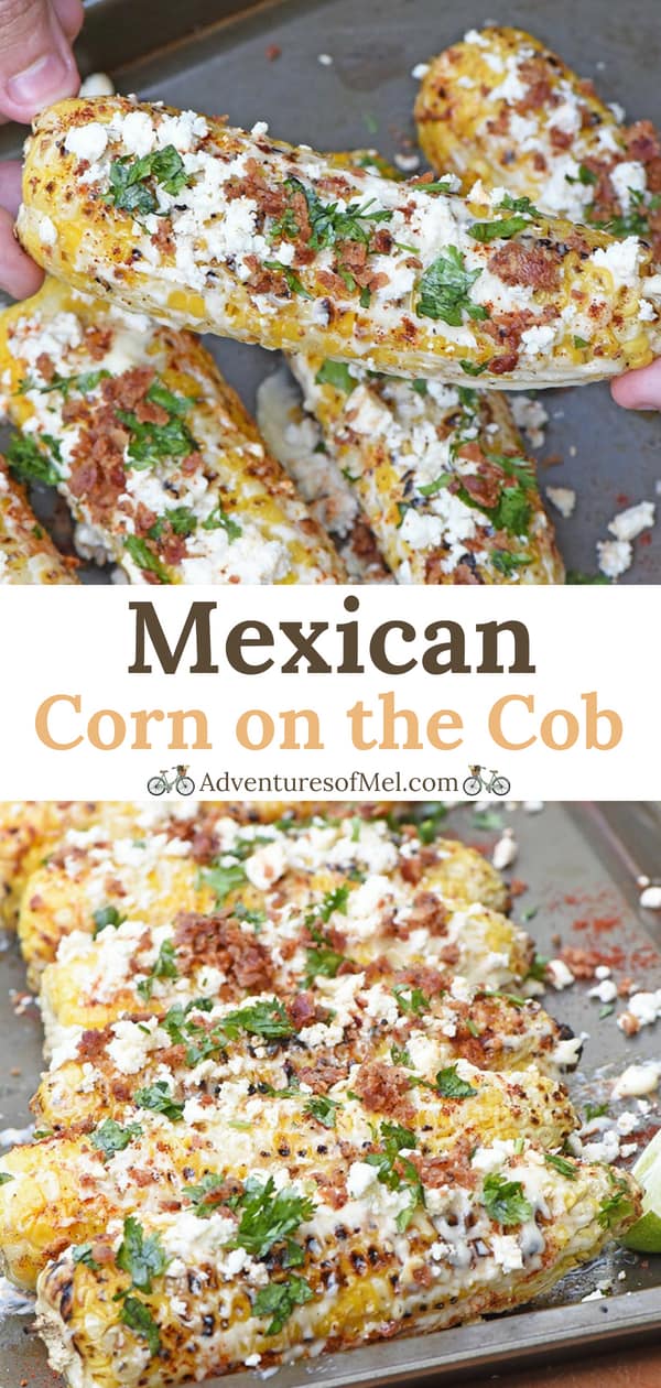 Mexican Corn on the Cob with Bacon