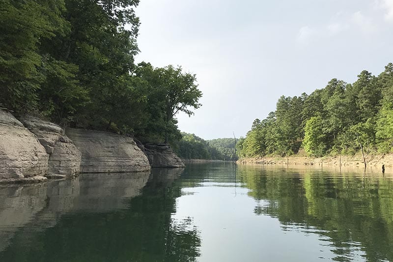 beautiful cove on Beaver Lake