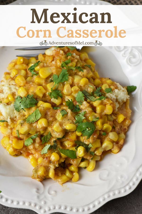 easy Mexican corn casserole recipe with bacon