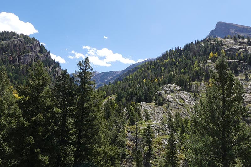 rugged Rocky Mountains near Crystal and Marble, Colorado