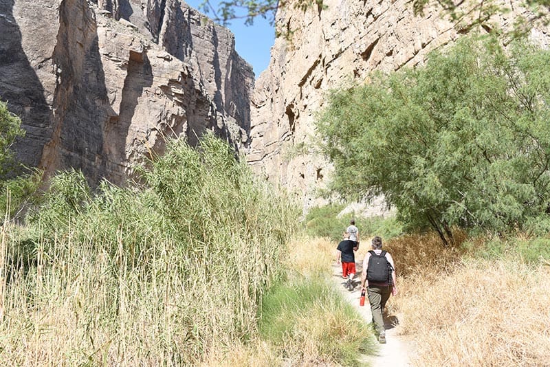 hiking Santa Elena Canyon in Big Bend National Park