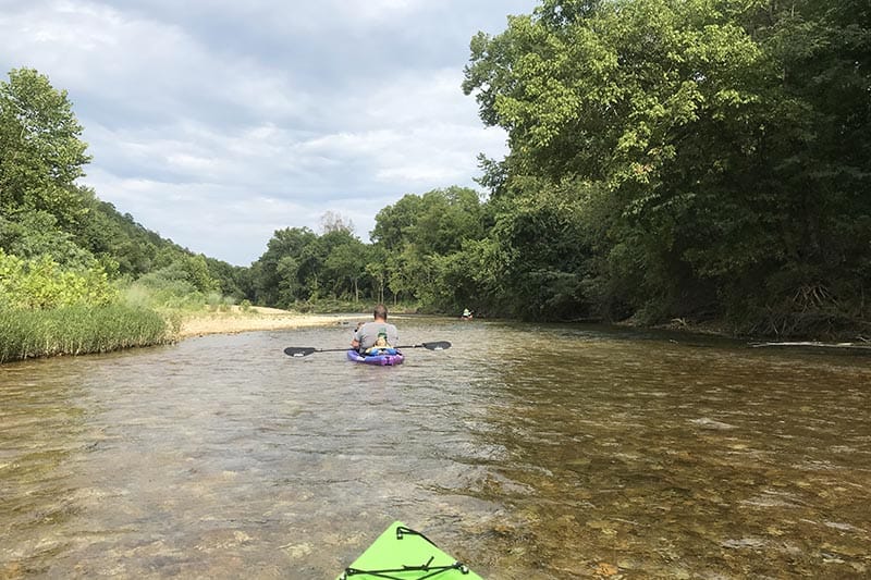 Missouri float trip on the Jacks Fork River from Alley Springs to Eminence float